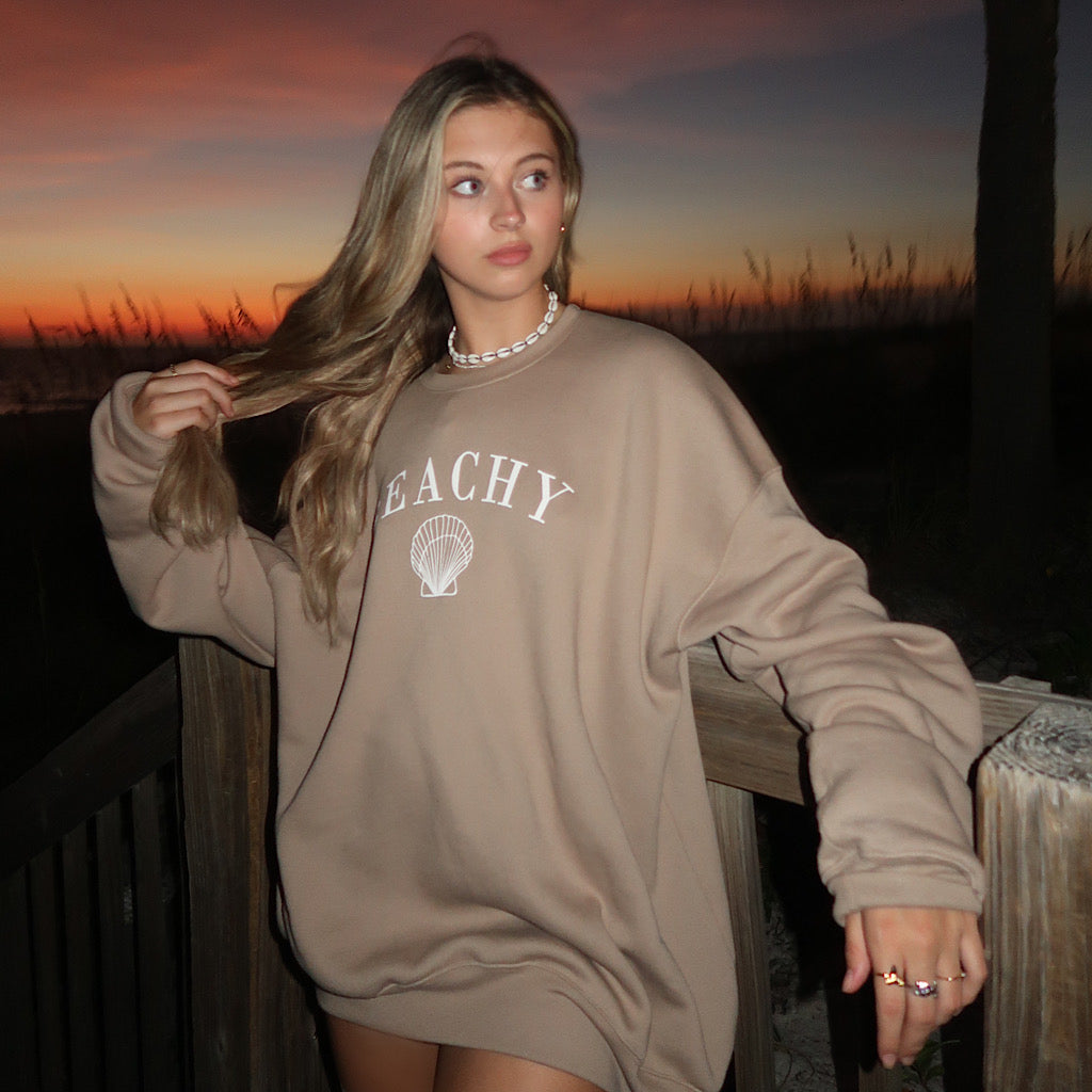 Beachy Crewneck - Sand