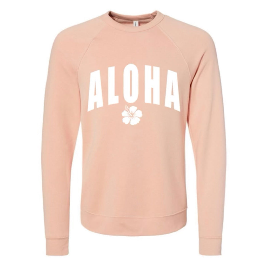 Aloha Crewneck - Royal Peach