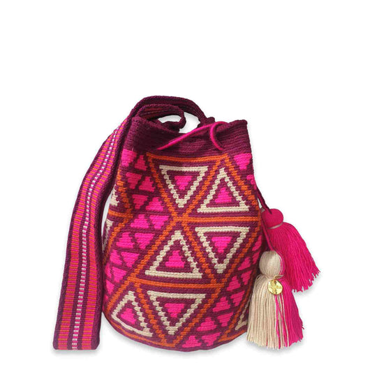 Santo Hibiscus Wayuu Bag